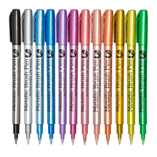 Kolorowy metalowy długopis