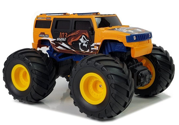 Huge Wheels Bigfoot Remote Control 2.4G 1:18 Yellow