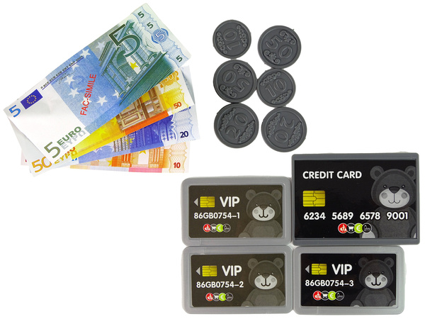 Plastic cash register for children