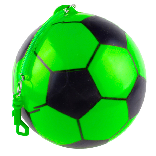 Federhalter für Gummifußball, grün, 22 cm