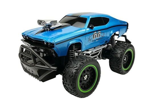 Ferngesteuertes Auto Offroad R / C Blue High Wheels