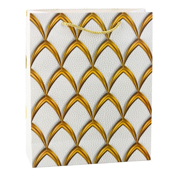 Elegant Gift Bag Gold Decorations 32 x 26 x 12 cm