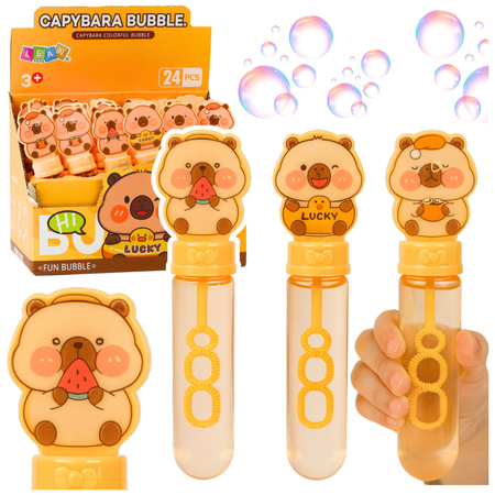 Capybara Seifenblasen, 3 Löcher für Seifenblasen, 35 ml Mischung