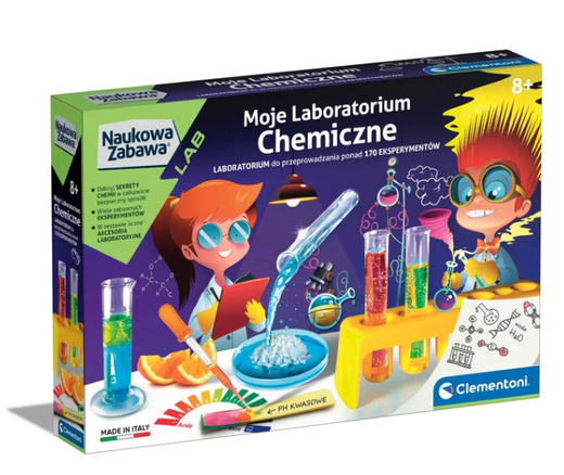 My Chemical Laboratory Set Polish Language Clementoni 60250