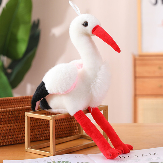 Plush Stork Bird Plush Toy Mascot Cuddly Toy 37cm