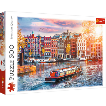 Puzzle - 500 - Amsterdam - Holandia - Trefl 37428