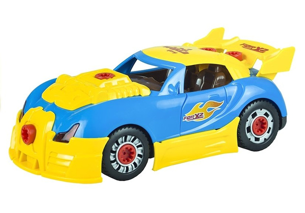 Auto Montage Spielzeug Schrauben Sound- und Lichteffekte Bohrer Set