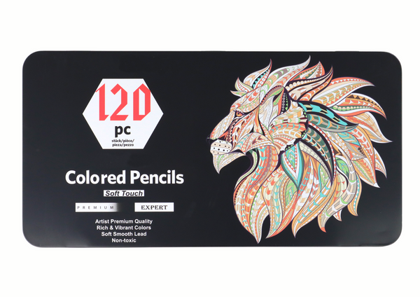 Premium Crayons Set 120 pcs. Various Shades Color List