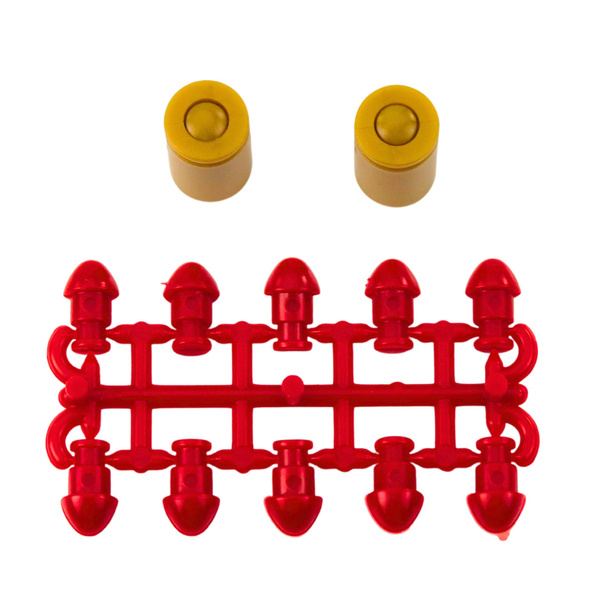 Mini-Pistole für Kugeln und Patronen, schwarz, 13,5 cm