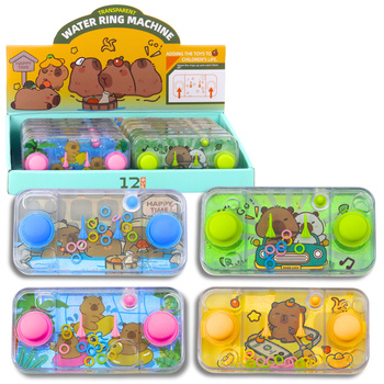 Capybara Wasser-Arcade-Spiel: Bunte Kreise gemischt