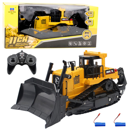 Bulldozer Bulldozer Bau-LKW ferngesteuert 1:16 R/C gelb