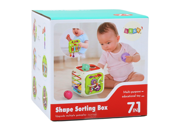 Lernwürfel für Babys Sortierer 7in1