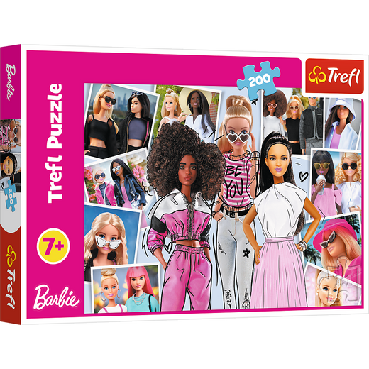 Puzzle - 200 - W świecie Barbie - Trefl 13301
