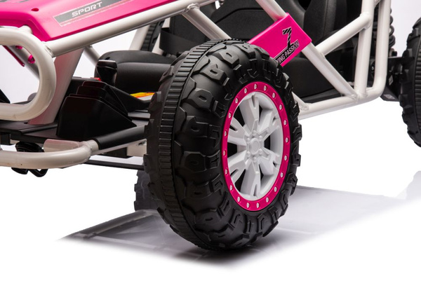 Battery Car Buggy A8812 Pink 24V