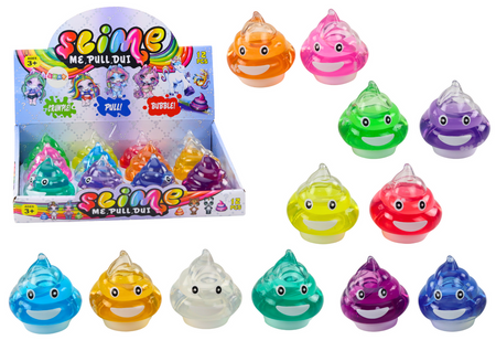 Slime Emoji in a Box 150 g 12 Colors