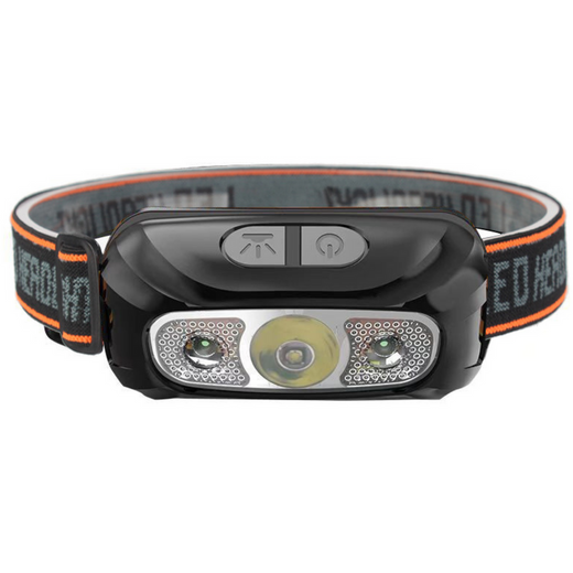 LED-Stirnlampe, wasserdicht, 6 Beleuchtungsmodi