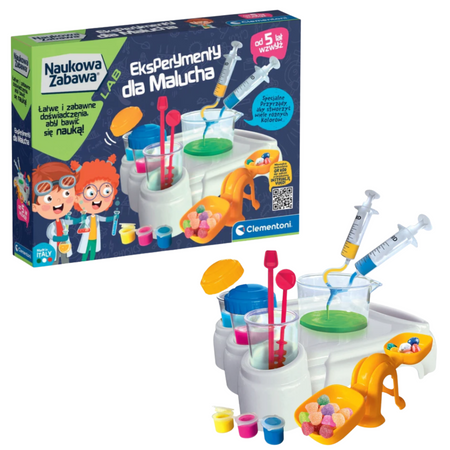 Science & Play Experiments for Little Scientists Polish Language Clementoni 50895