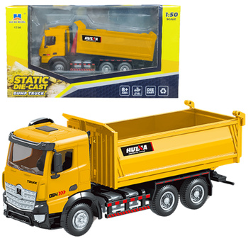 Metal Dump Truck Huina Yellow 1:50