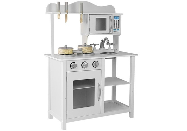 Holzküche Bella für Kinder Weiße Accessoires