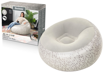Inflatable Chair Gray Bestway 75052