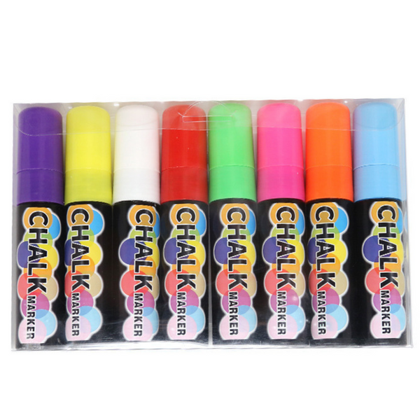 Buntes, multifunktionales Kreidemarker-Set mit 8 Stück