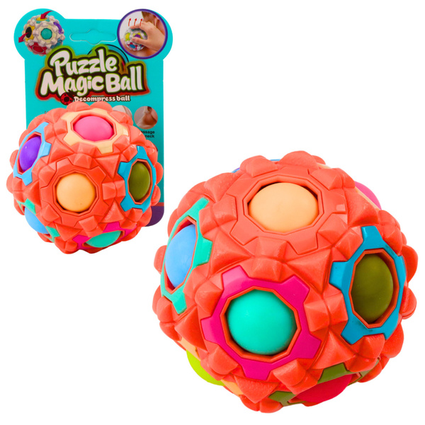 Magic Ball Logic Puzzle Studs 7cm Mix