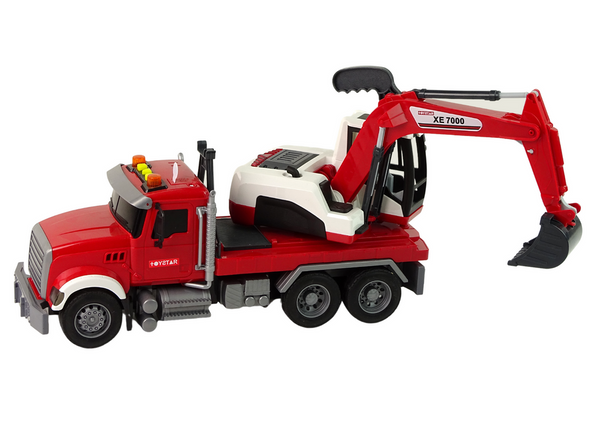 LKW mit Bagger-Traktor-Bagger-Sound-Lichtern