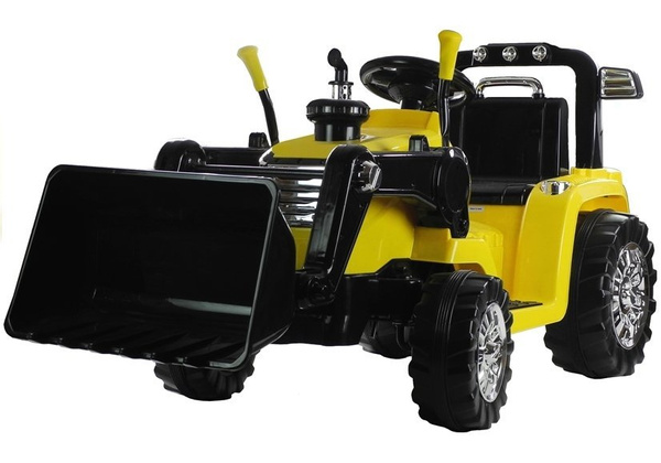 Elektroauto für Kinder Baggerlader Traktor Schlepper ZP1005 Gelb 2.4G