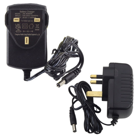 Charger 28.8V 500MA English socket