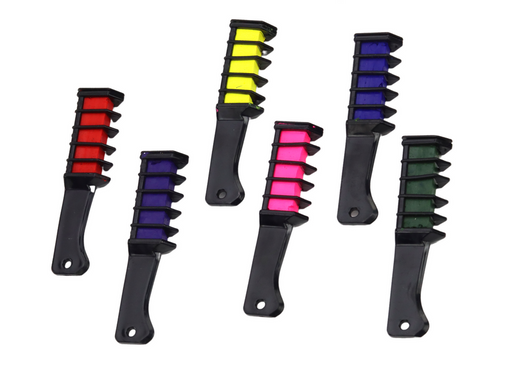 Hair Coloring Set Chalk 6 Pieces Matte