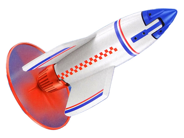 Rocket Launcher Flying Charger Weiß 21 cm