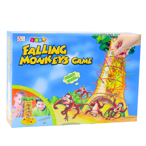 Familien-Arcade-Spiel Springende fallende Affen Palme 30cm
