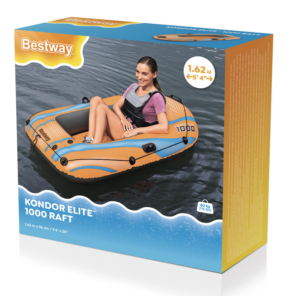 Inflatable Pontoon 162 x 96 cm Kondor Elite 1000 Bestway 61135