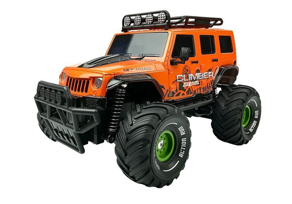 Ferngesteuertes Auto Offroad R/C Jeep Orange 2.4G