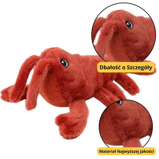 Plush Lobster Mascot Cuddly Toy Red 30m