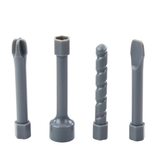 Akku-Bohrschrauber, 4 austauschbare Bits, LED-Licht