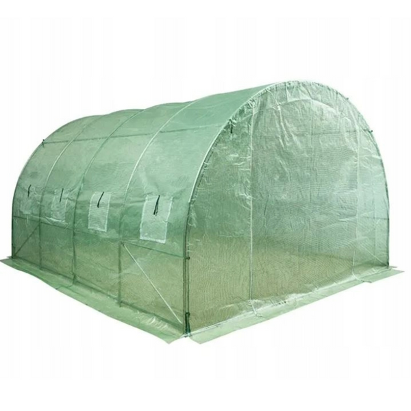 Folientunnel Gartengewächshaus 4x2,5x2m Folie 10m² UV-4 Premium