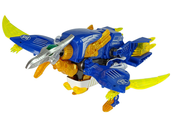 Dinobots 2 in 1 Dinosaurier Schrotflinte Blau Pterosaur Shield
