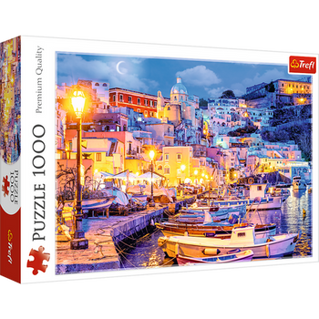 Puzzle - "1000" - Insel Procida bei Nacht, Italien 10794