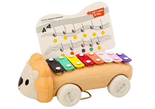 Lion Cymbals On Wheels Instrument For Children Colorful Educational