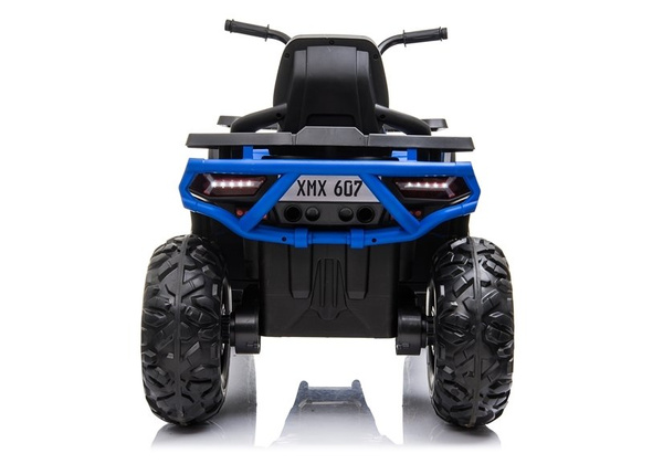 Elektro Quad XMX607 Blau Ledersitz EVA-Reifen LED Frontscheinwerfer 2x45W