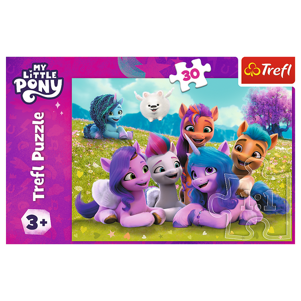 Puzzle - "30" - Friendly Pony Horses My Little Pony Trefl 18299