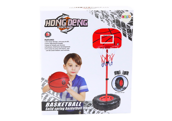 Basketballkorb, verstellbare Ballpumpe, 1,7 m