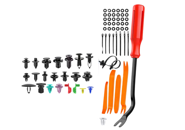 Set of Car Clips in Organizer 23 Sizes 680pcs