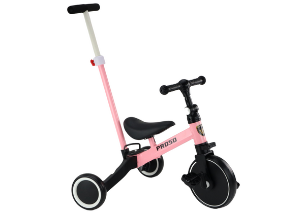 PRO50 Tricycle With Push Handle Pink