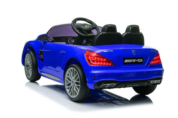 Battery Car Mercedes SL65 S Blue Lacquered LCD