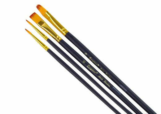 Set of Artist Brushes 4 Shapes