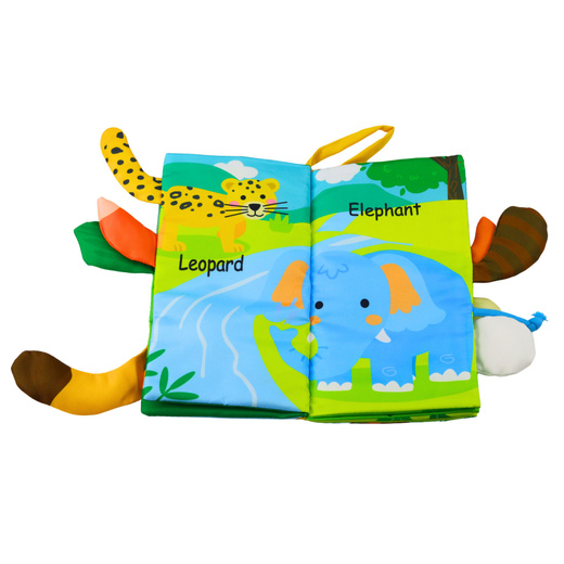 Weiches Lernbuch Rascheltiere für Babys