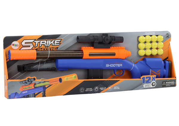 Large Rifle for Soft BBs, Telescope Stand, Blue