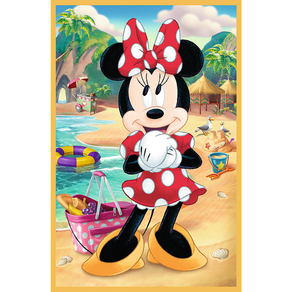 Puzzle - 3x50 - Mice on vacation Disney Trefl 34881 | Toys